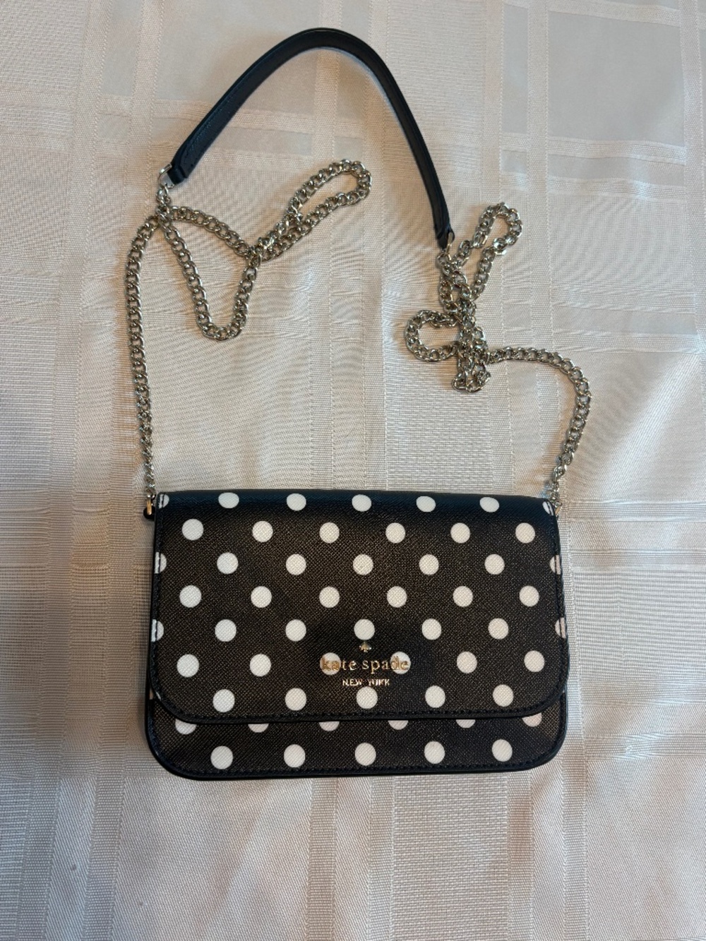 Kate Spade polka dot cross body bag